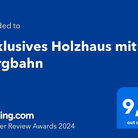 펜션 Exklusives Holzhaus Mit Bergbahn - Im Schwarzwald