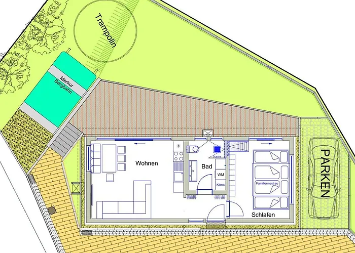 Dom wakacyjny Exklusives Holzhaus Mit Bergbahn - Im Schwarzwald